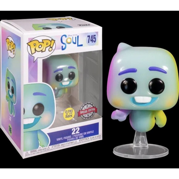 Soul - 22 Glow US Exclusive Pop! Vinyl [RS]-FUN48077-FUNKO - Picture 1 of 2